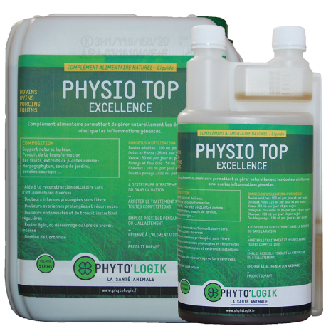 Physio Top Excellence - 1 L et 5 L